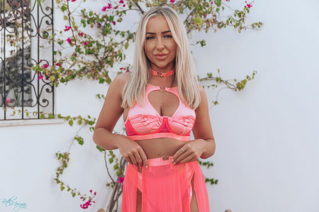 Petals And Flowing Fabric